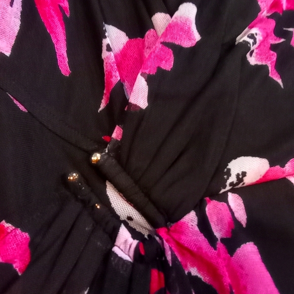 DKNY sleeveless floral design dress - Picture 8 of 8